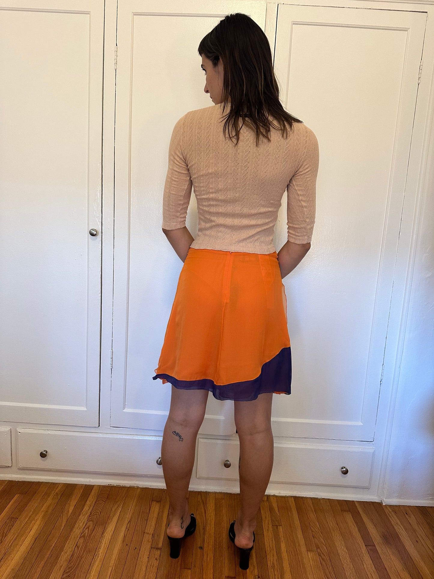 Silk Layered Skirt