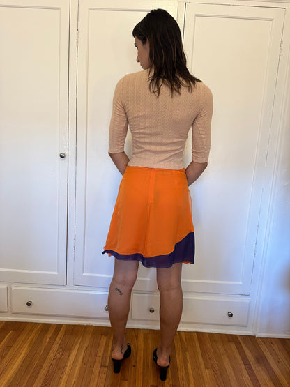 Silk Layered Skirt