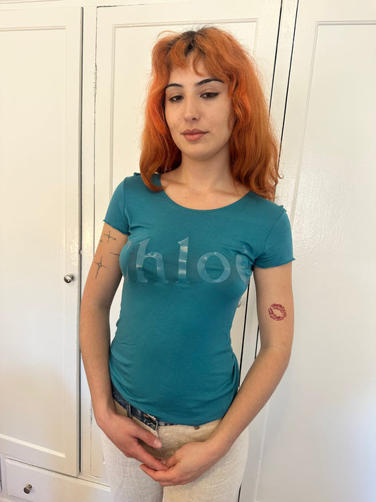 Chloé - Teal T-Shirt