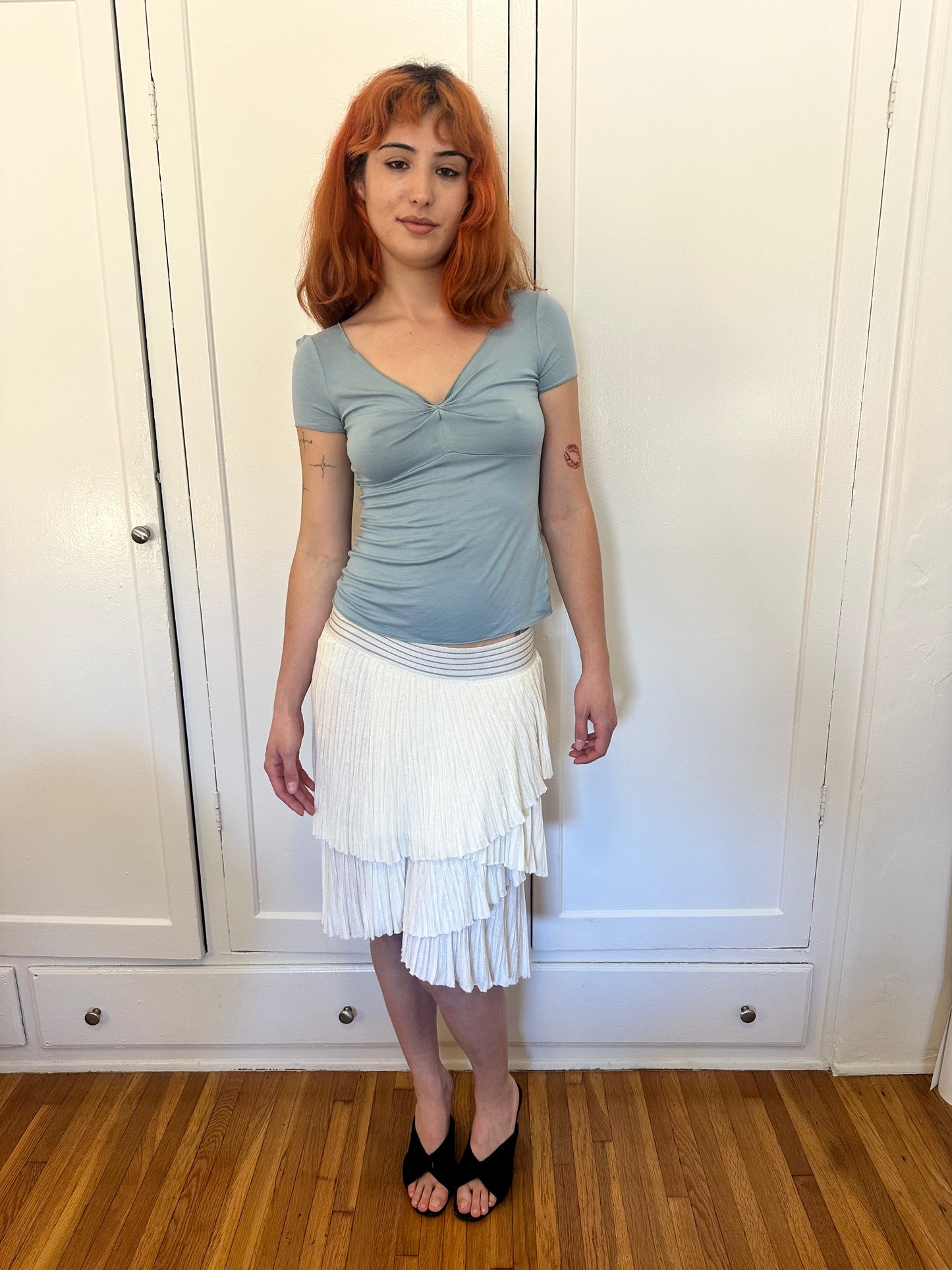 Armani - Knit Ruffle Skirt