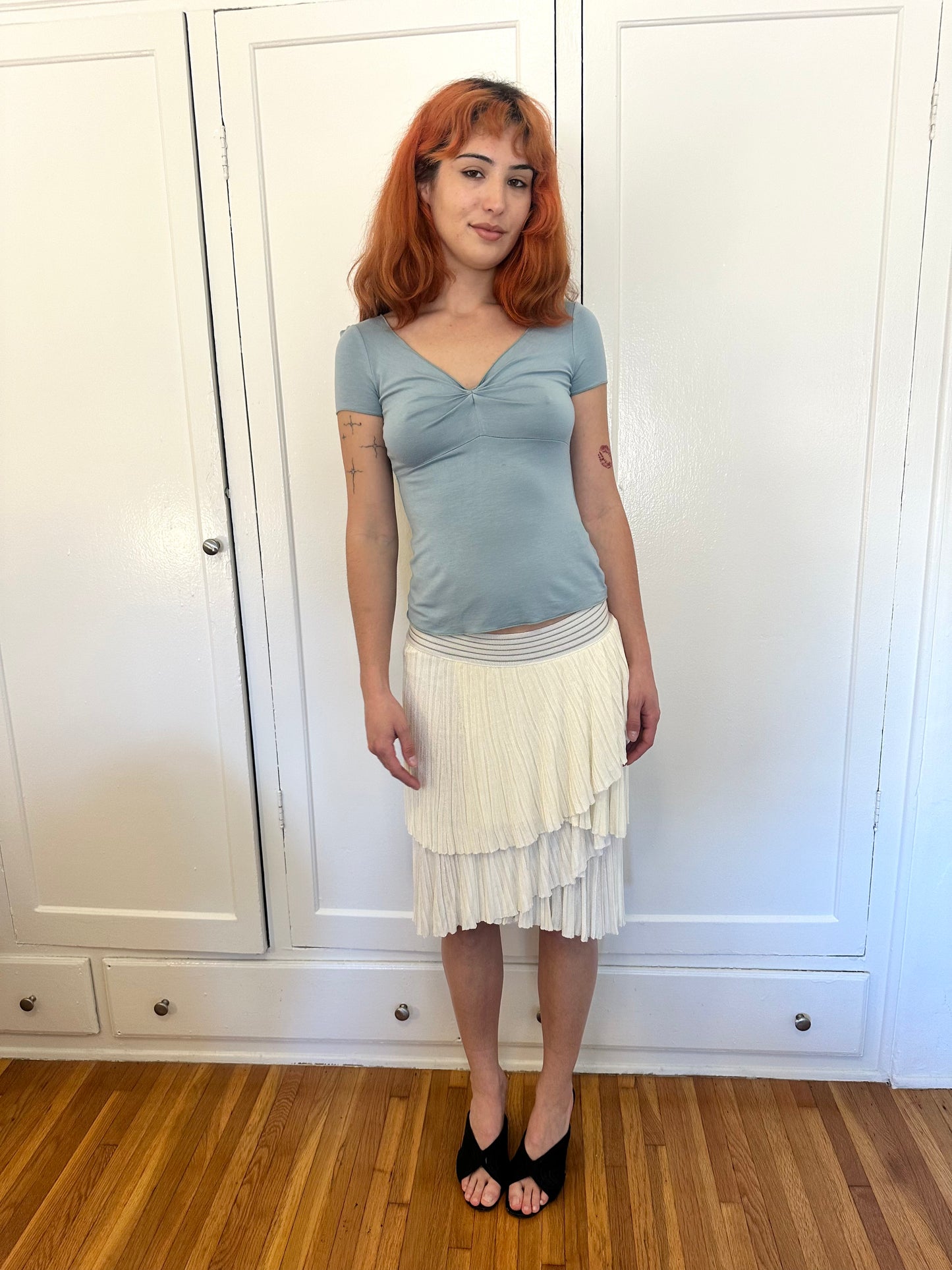 Armani - Knit Ruffle Skirt
