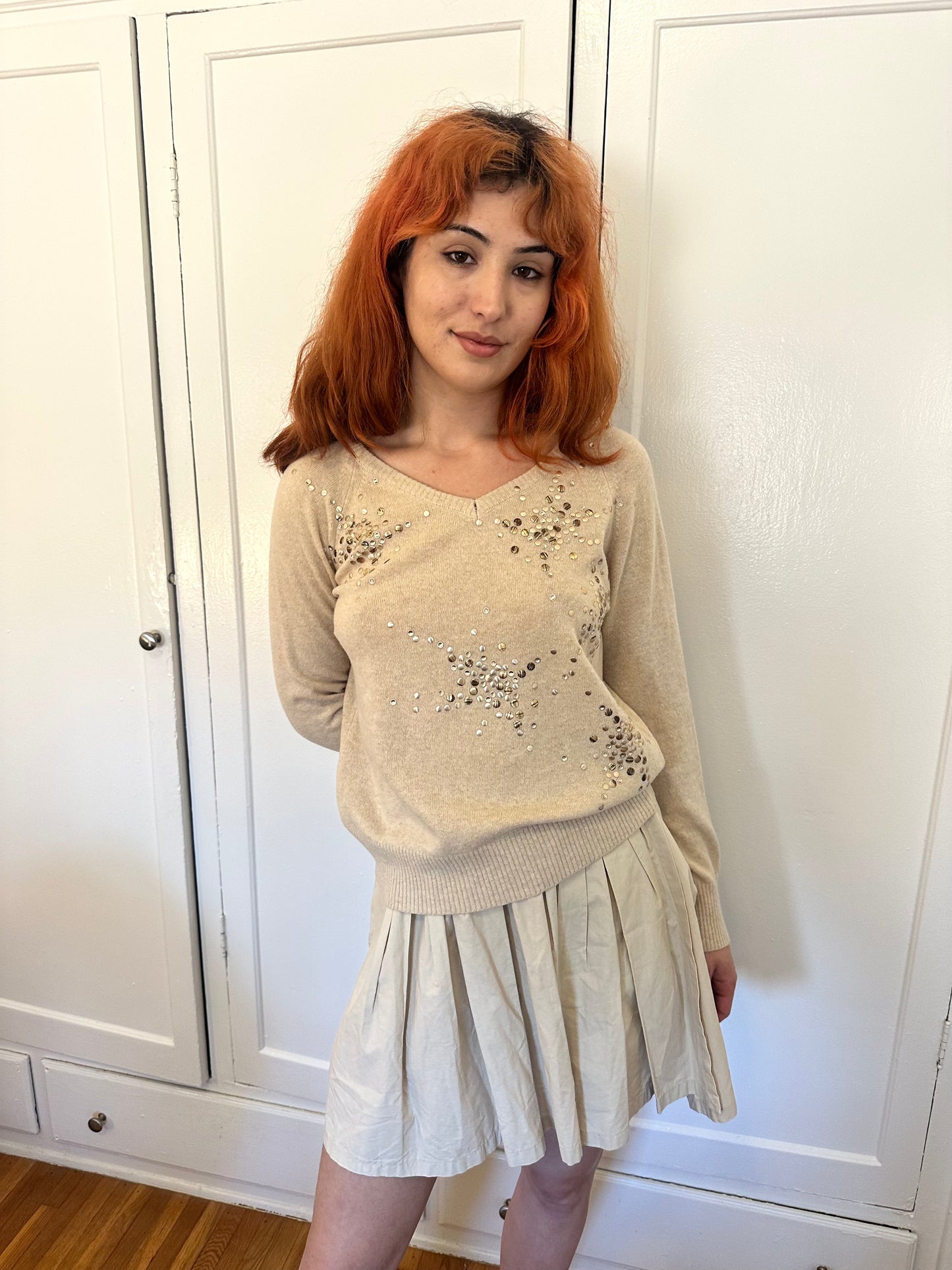 Miss Chloé - Sand Studded Knit