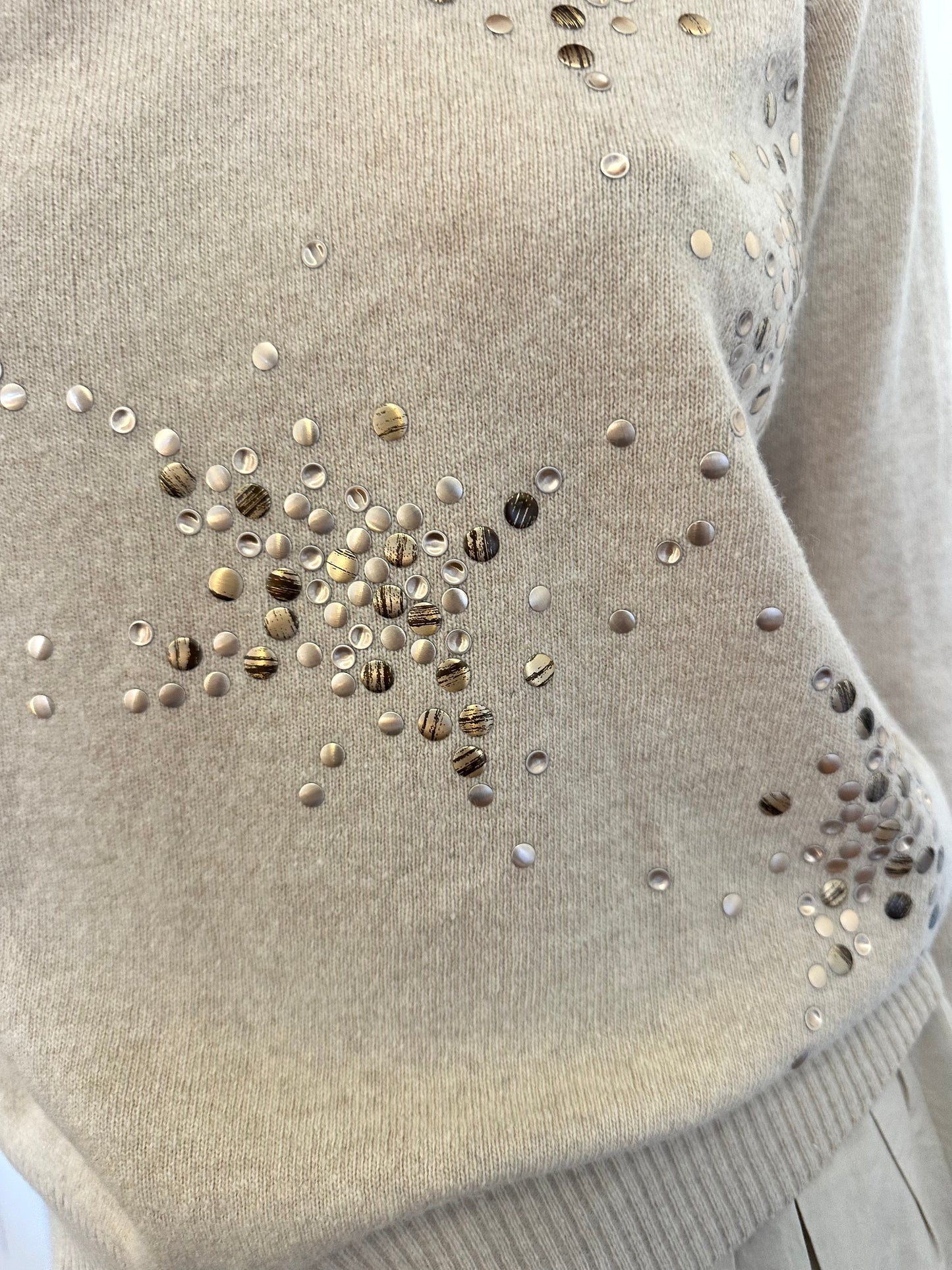 Miss Chloé - Sand Studded Knit
