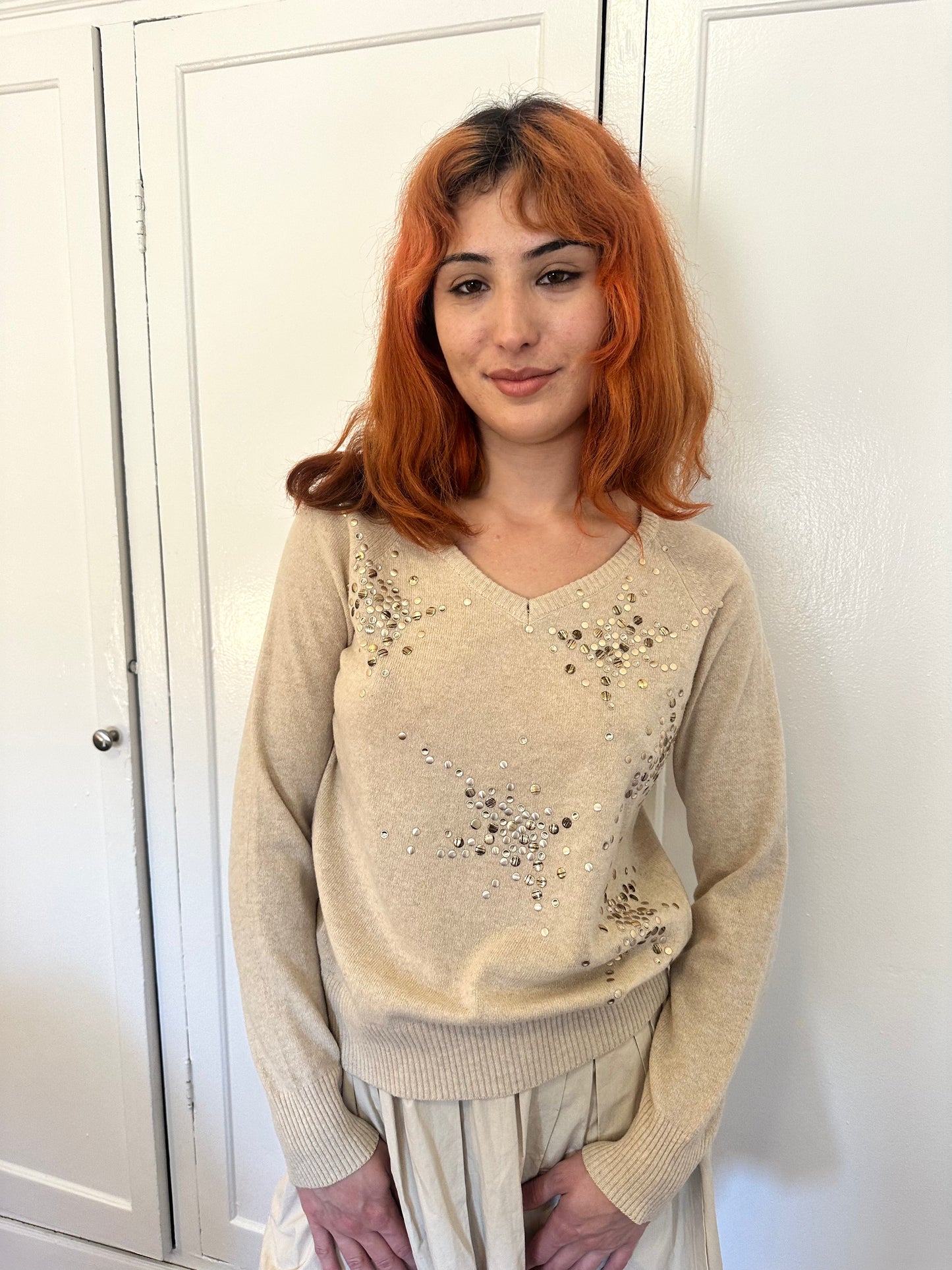 Miss Chloé - Sand Studded Knit