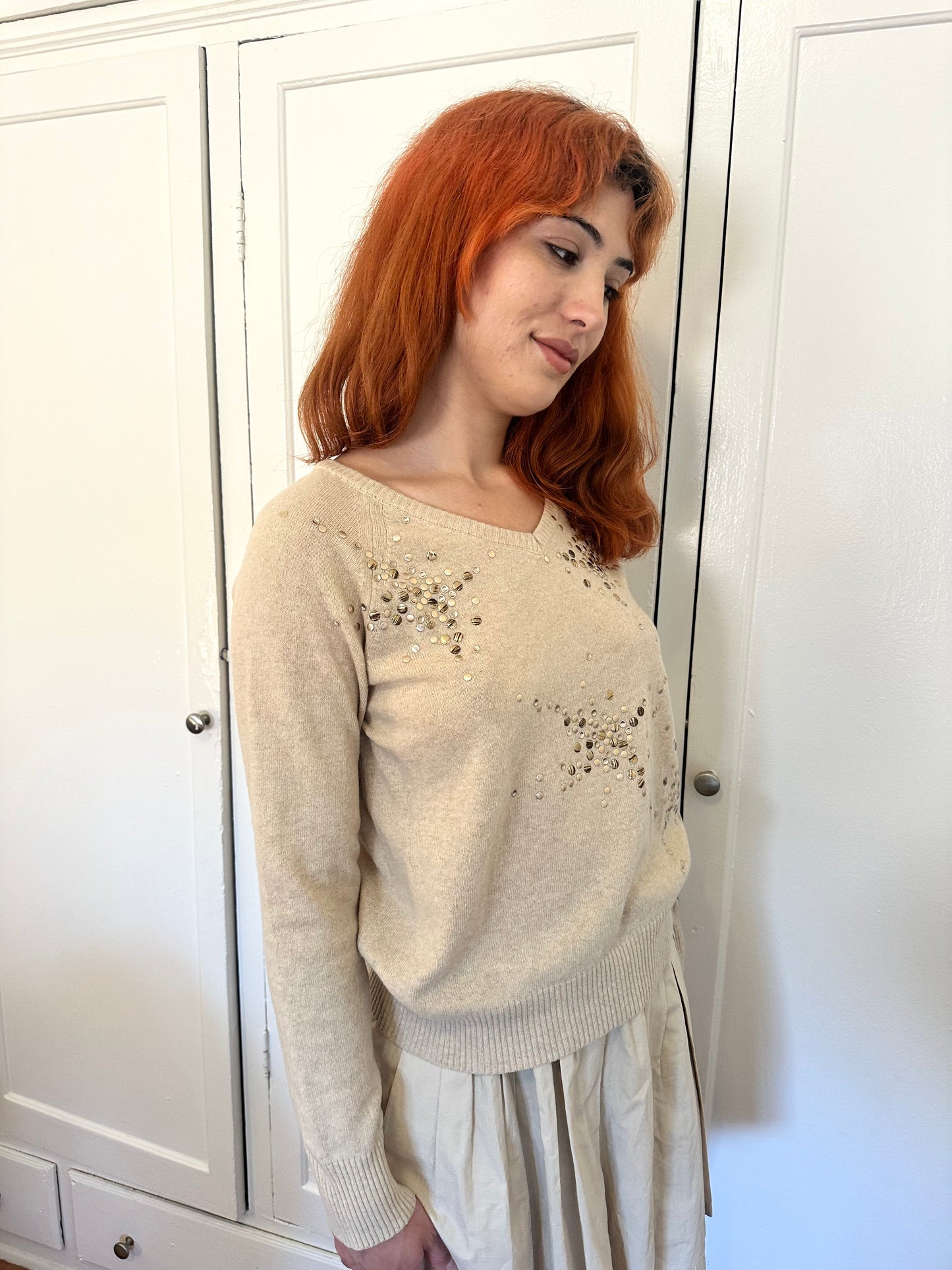Miss Chloé - Sand Studded Knit