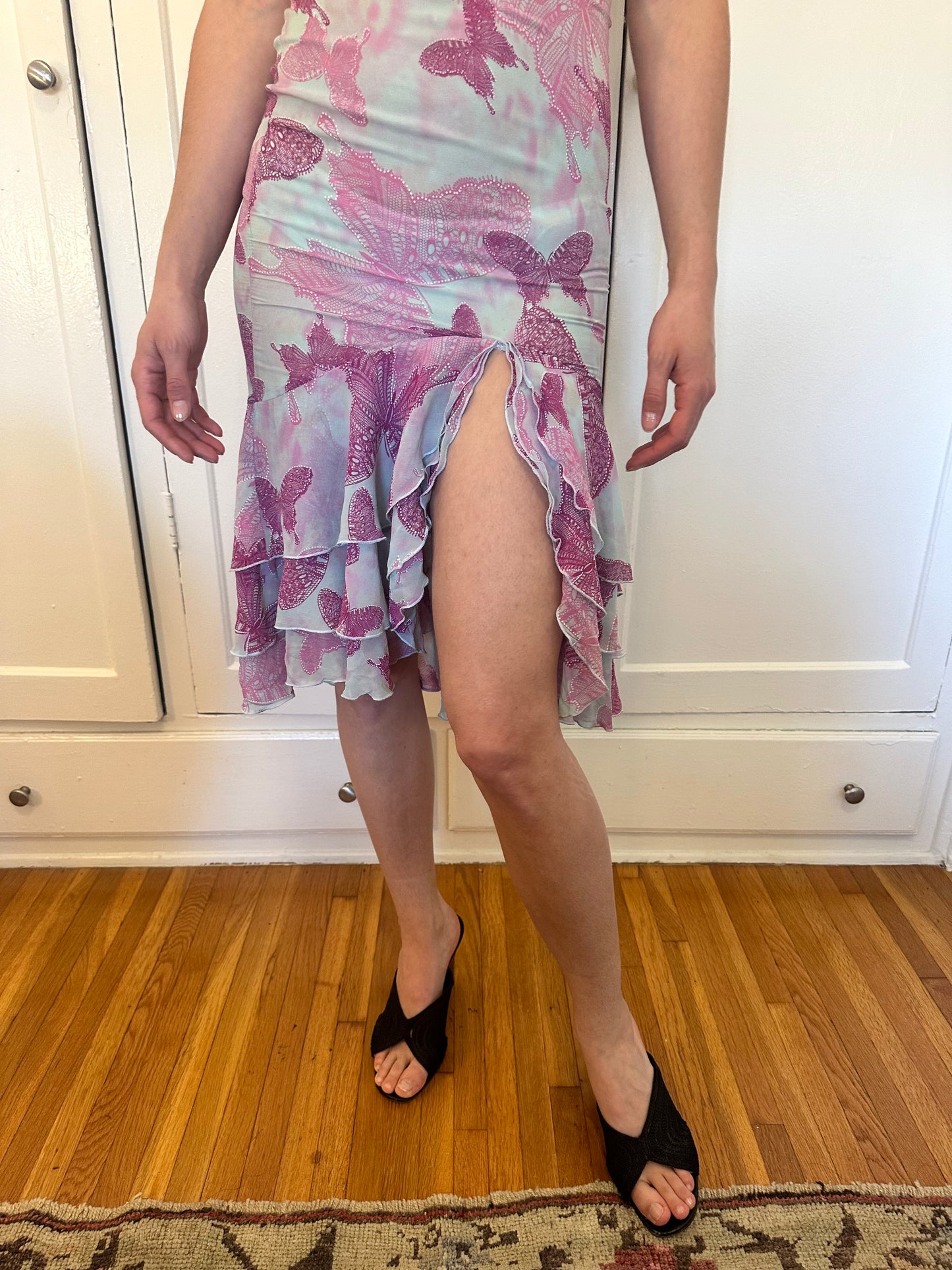 Ungaro Fever - Baby Blue Butterfly Dress