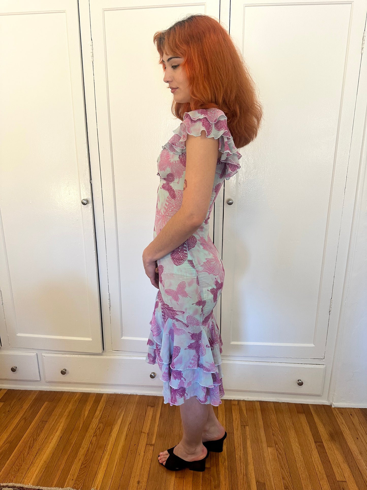 Ungaro Fever - Baby Blue Butterfly Dress