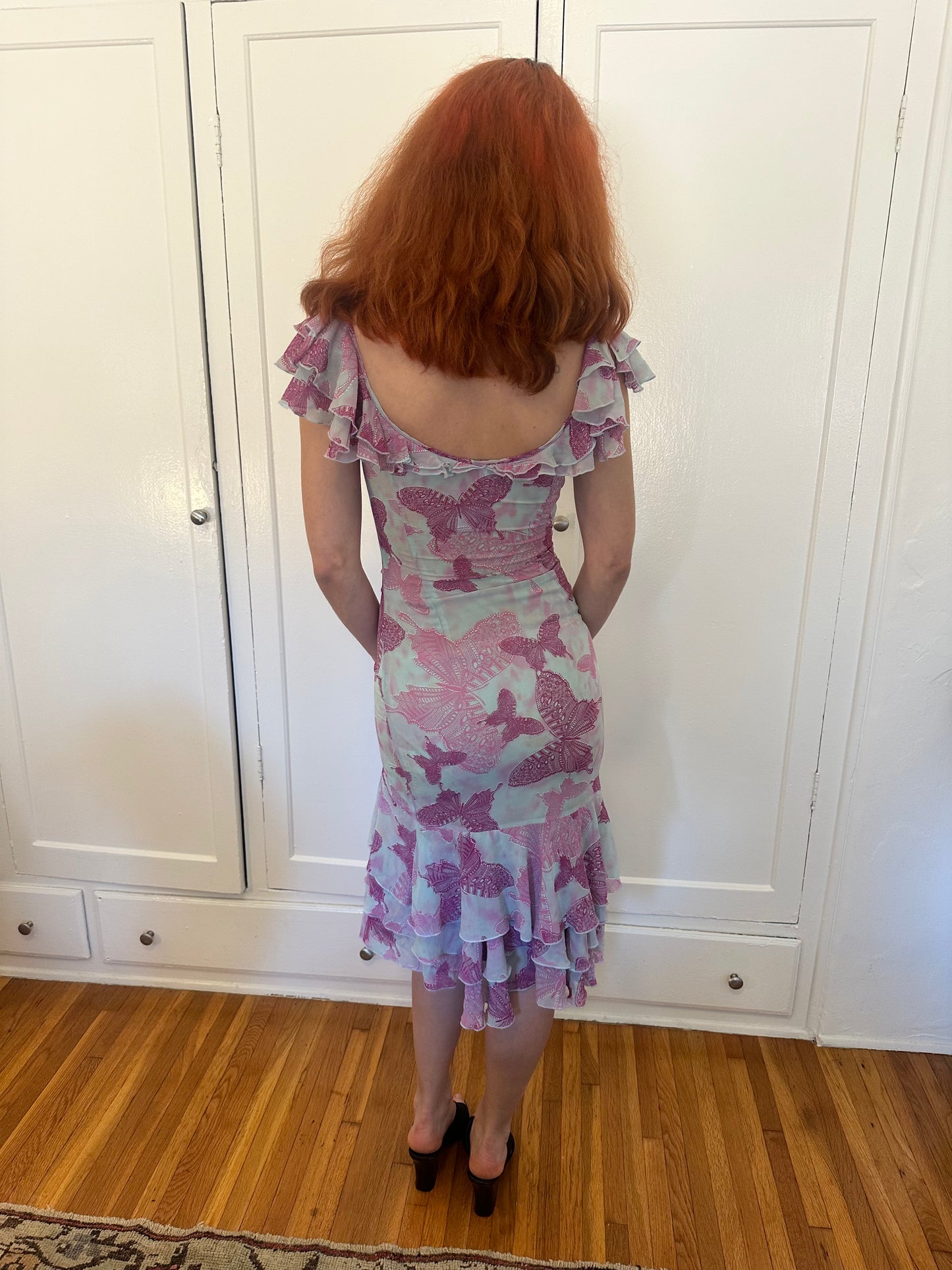 Ungaro Fever - Baby Blue Butterfly Dress