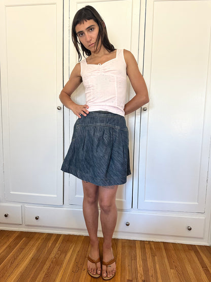 Denim Mini Skirt