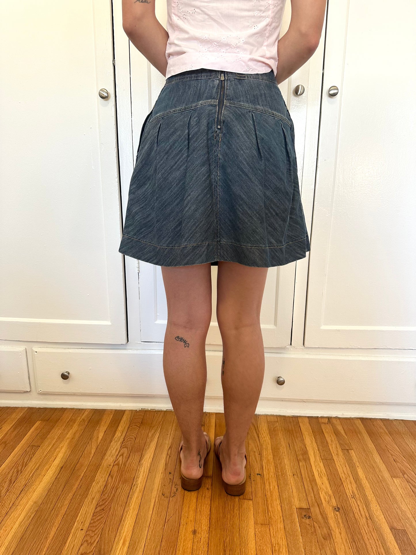 Denim Mini Skirt