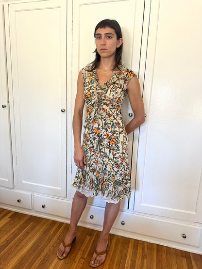 Daisy Print Dress