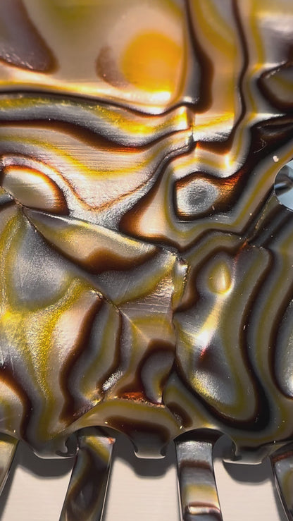 Golden Onyx Large Jaw Clip