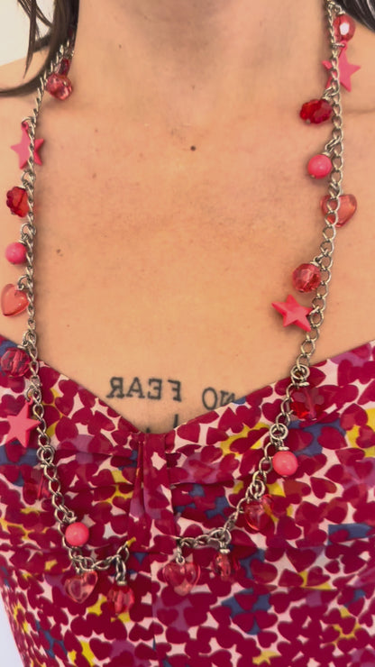 Heart & Star Necklace Dress